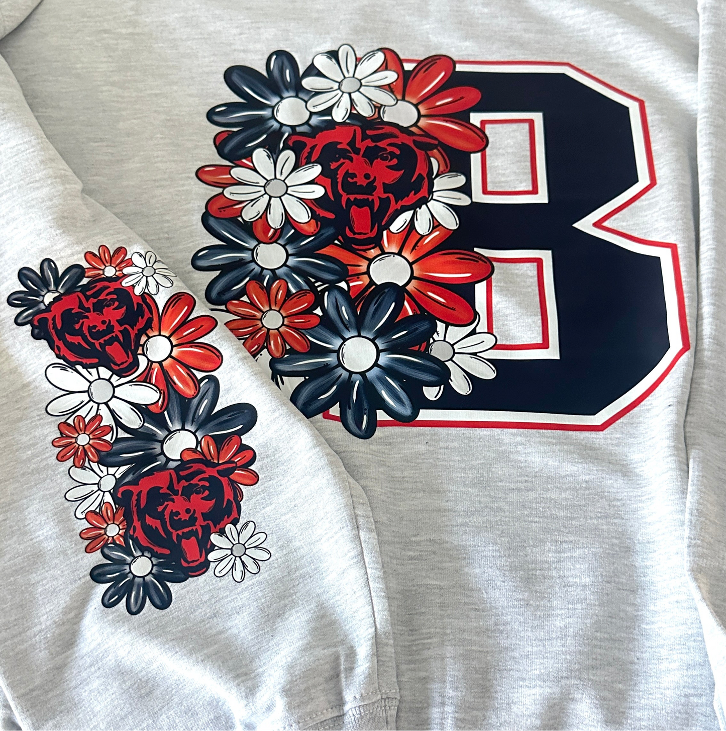 Bears Floral Crewneck