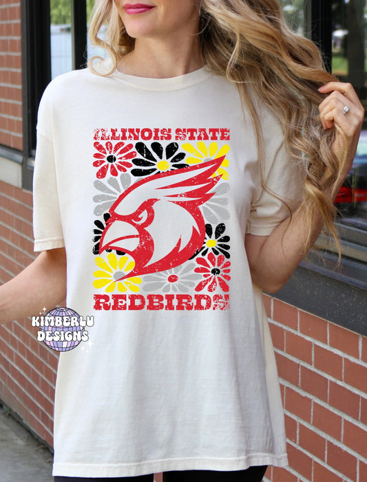 ISU Redbirds Groovy Floral