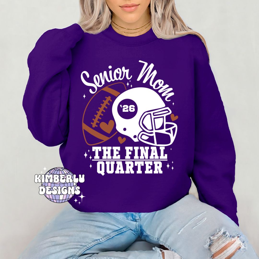 Senior Mom-Purple Football
