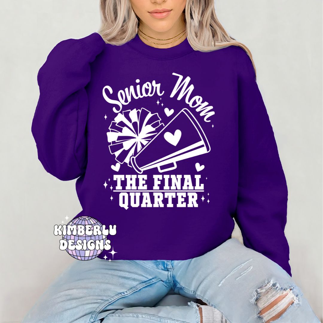 Senior Mom-Purple Cheer