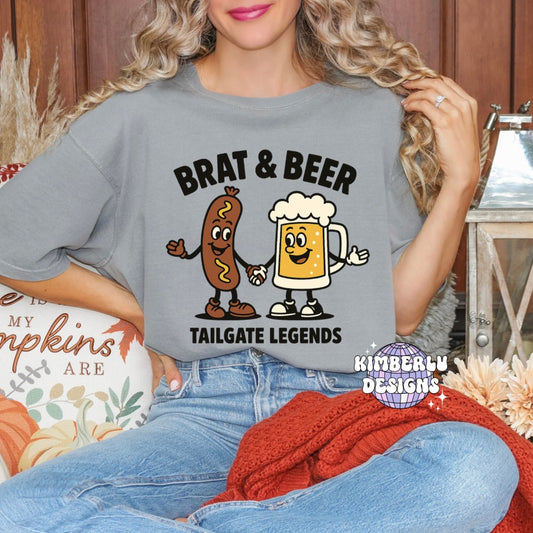 Brat and Beer Tailgate Legends