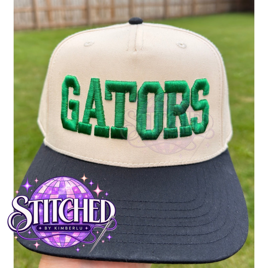 Gators Puffed Embroidery Hat