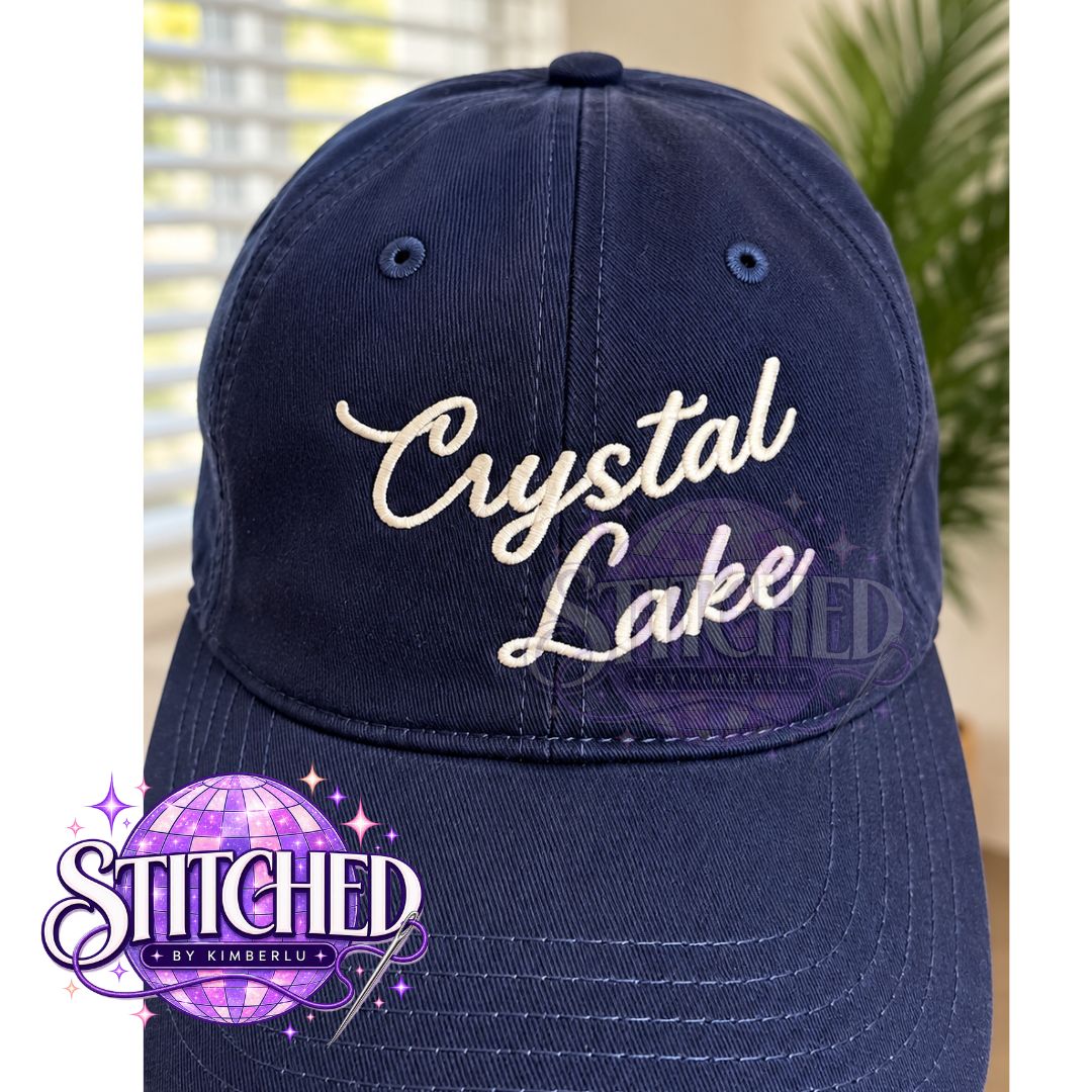 Crystal Lake Navy Dad Hat