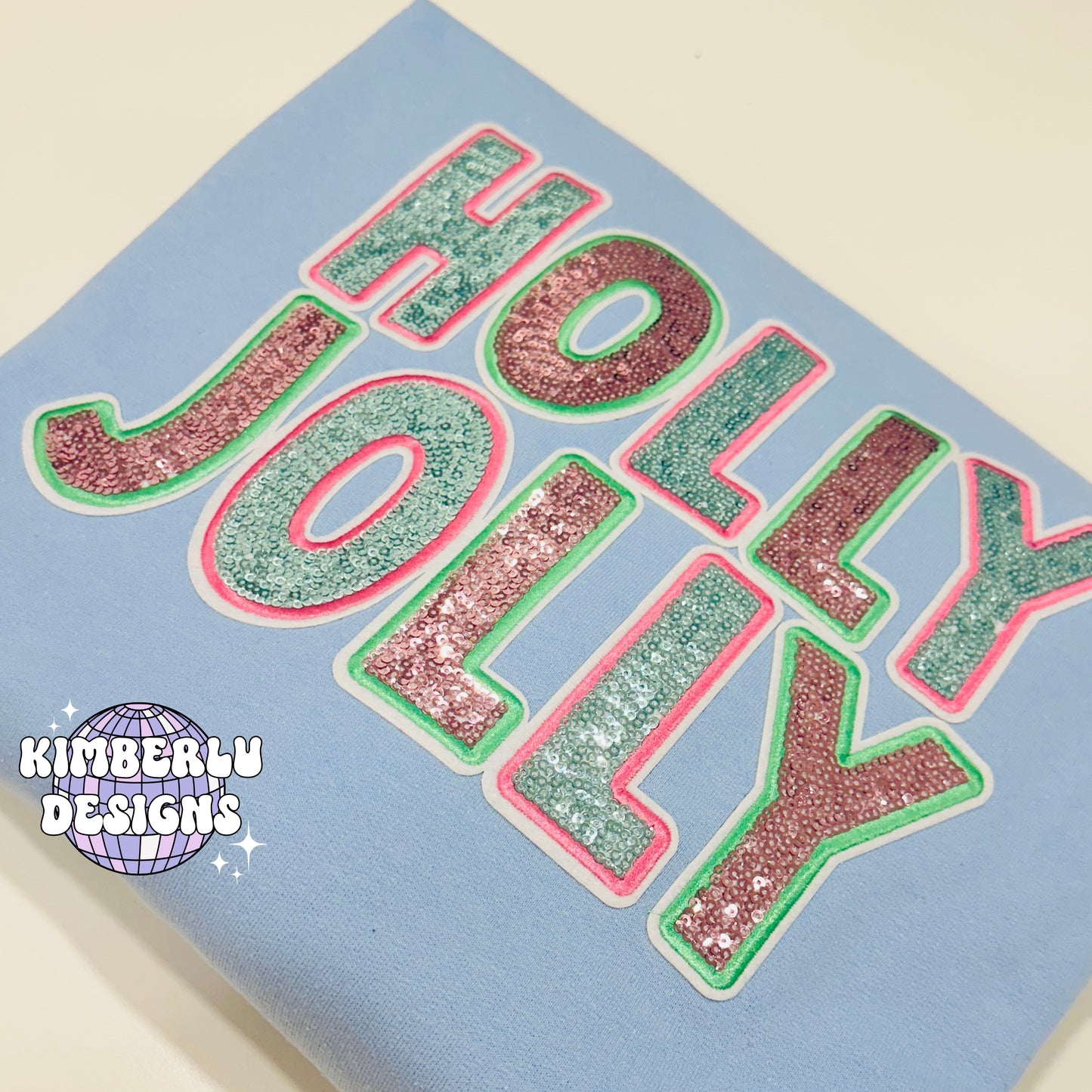 Holly Jolly Sequin Patch