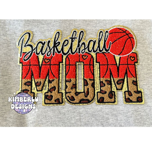 Basketball Mom Patch Sweatshirt