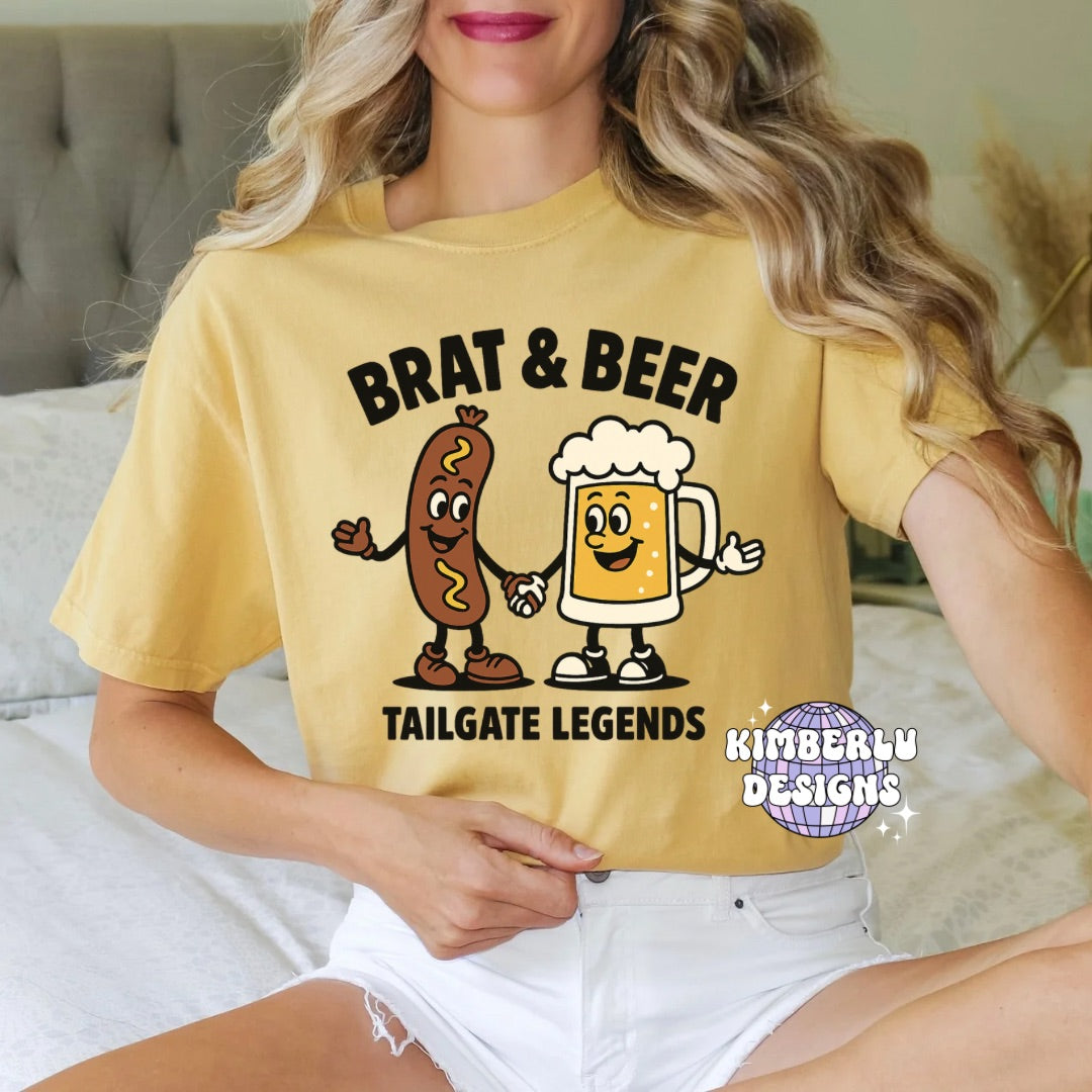 Brat and Beer Tailgate Legends