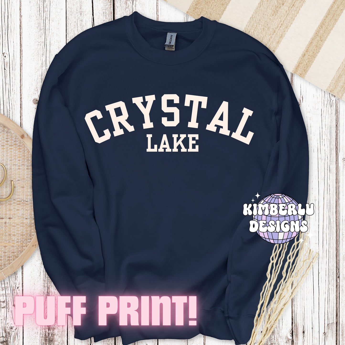 Crystal Lake Puff Design