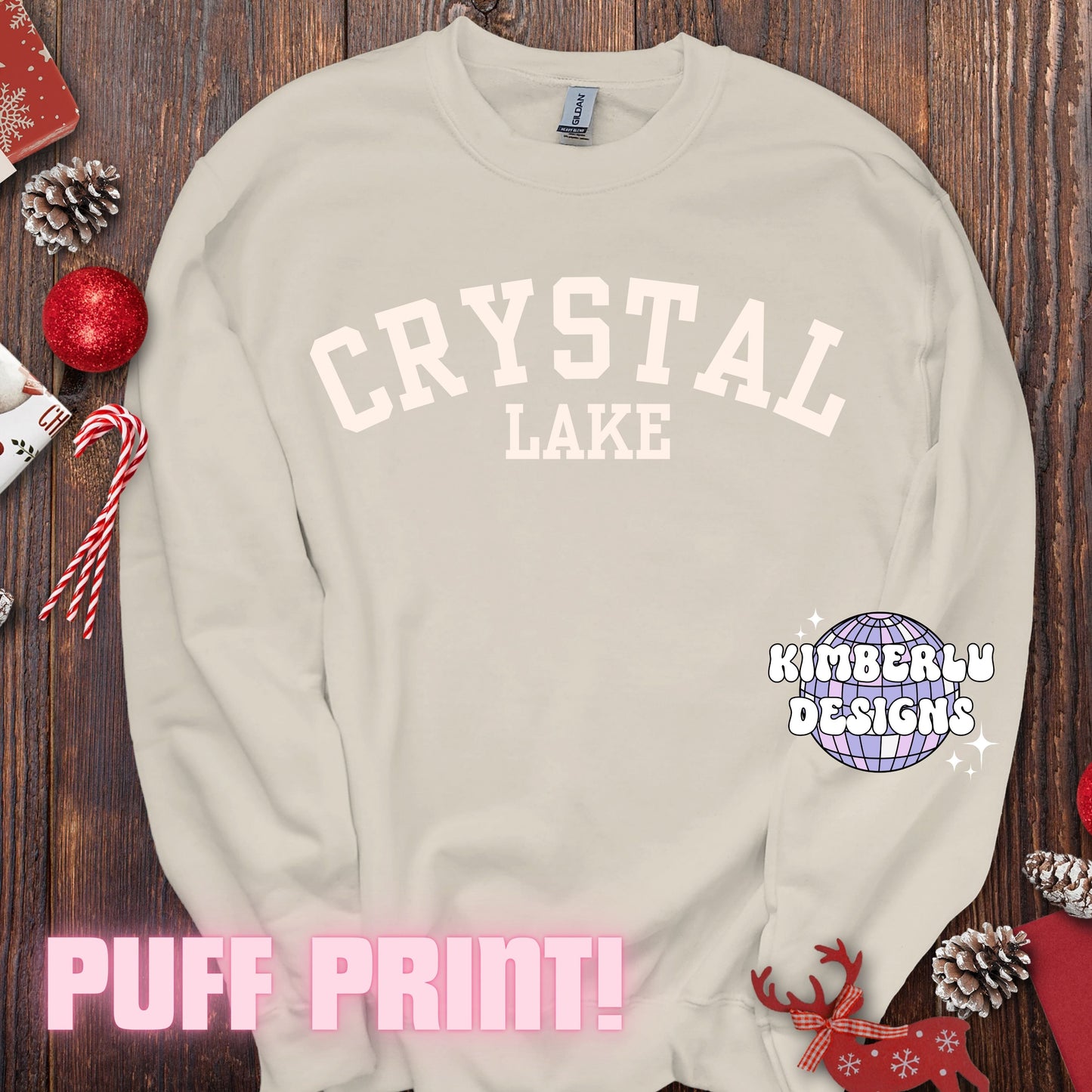 Crystal Lake Puff Design