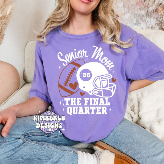 Senior Mom-Purple Football