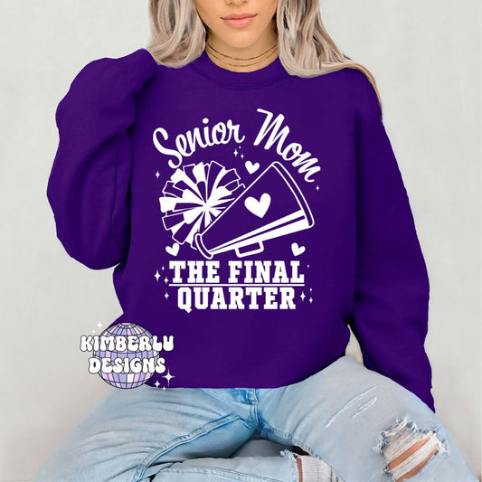 Senior Mom-Purple Cheer