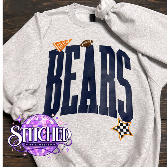 PRE-ORDER-Bears Gameday Statement Sweatshirt