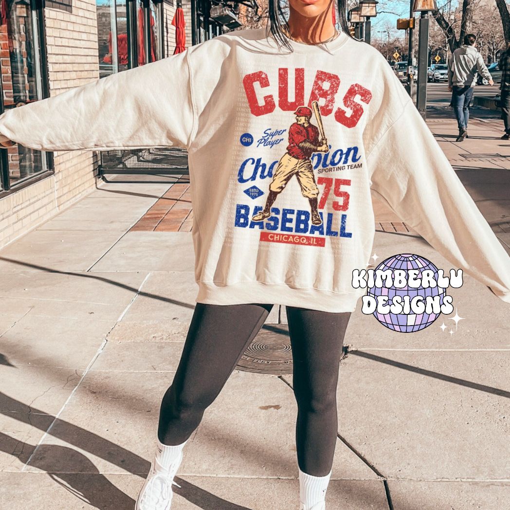 Chicago Baseball Retro Cubs/Sox